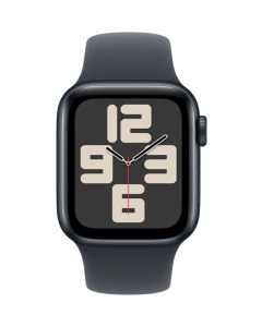Apple Watch SE 2024 4G 40mm Black Black Silicone Band M/L