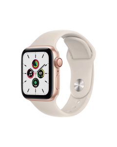 Apple Watch SE 2024 4G 40mm Gold Beige Silicone Band M/L