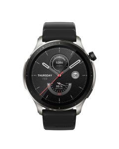 Amazfit GTR 4 Silver (Black Silicone band)
