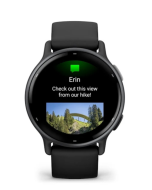 Garmin Vivoactive 5-Black (Black Silicone Band)