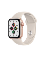 Apple Watch SE 2024 4G 40mm Gold Beige Silicone Band M/L
