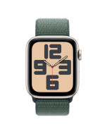 Apple Watch SE 2024 4G 44mm Gold Green Nylon Band